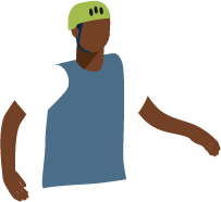 person skate boarding