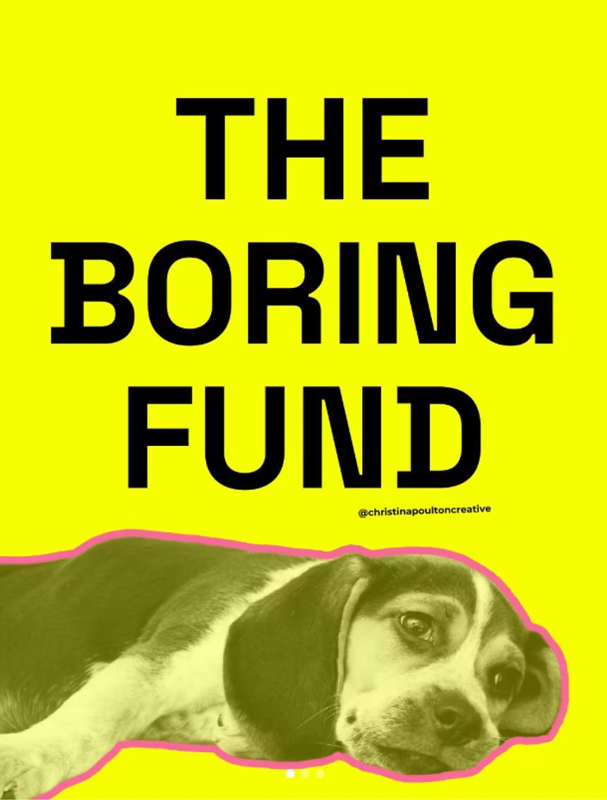 Funding for essential operating costs: The Boring Fund